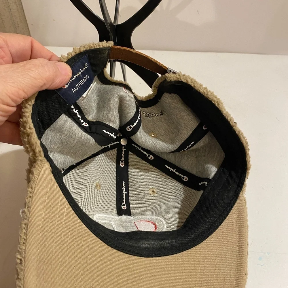 Champion Sherpa Leather Strap Back Hat (KW)